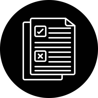 Dijital platformlar için kontrol listesi sembolü resmi.