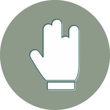 Beyaz Arkaplanda Şok Edici Simge Vektör Resimlendirmesi İzole Edildi 