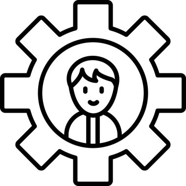 Adaptasyon. Web simgesi vektör illüstrasyonu