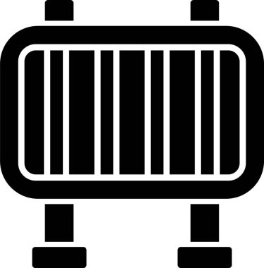 Bariyer ağ simgesi vektör illüstrasyonu