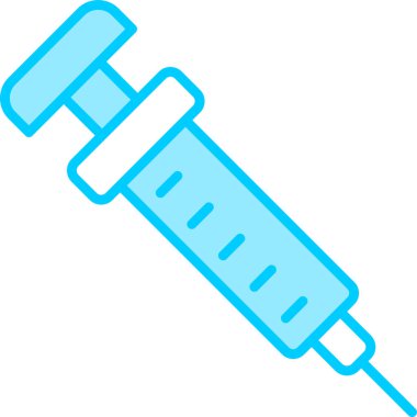 Tıbbi tedavili şırınga, doğrusal sanat