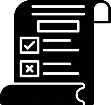 Kurallar. Web simgesi basit illüstrasyon