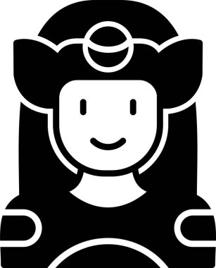 Süper kahraman ağ simgesi, vektör illüstrasyonu