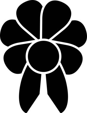 Kurdele yayı. Web simgesi basit illüstrasyon