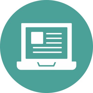 Platform. Web simgesi basit illüstrasyon