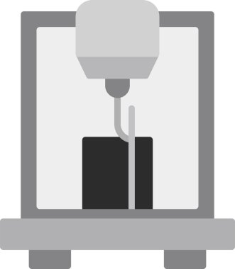 Yazıcı, web simgesi basit illüstrasyon