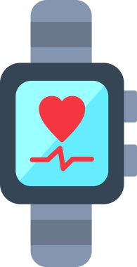 smartwatch simgesi, vektör illüstrasyonu basit tasarım