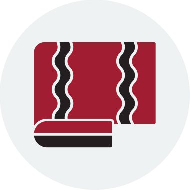 Battaniye ağ simgesi vektör illüstrasyonu