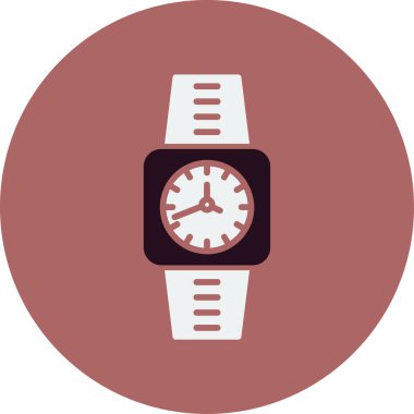 smartwatch simgesi, vektör illüstrasyonu basit tasarım