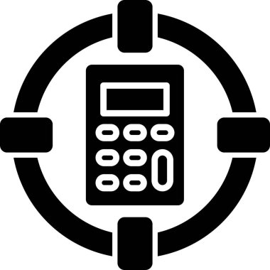 hedef simge, vektör illüstrasyonu basit tasarım