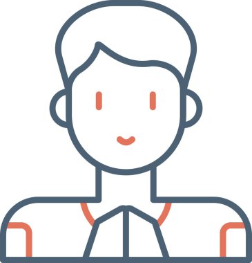 Meditasyon web simgesi vektör illüstrasyonu