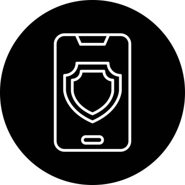 Moda biçimi izole edilmiş arka planda Vpn simgesi