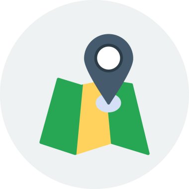 konum haritası gezinme simgesi ana hat biçiminde 