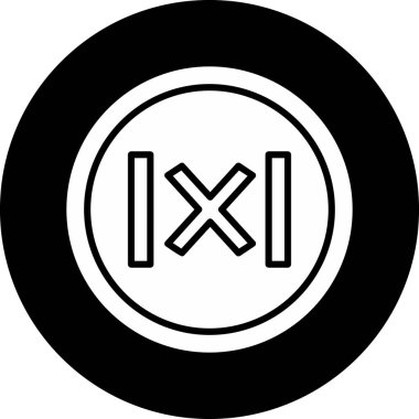 Değer modern simgesinin vektör illüstrasyonu