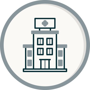 hastane simgesi oluşturma - taslak biçimi