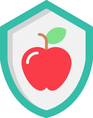 Apple vektör simgesi illüstrasyonu 