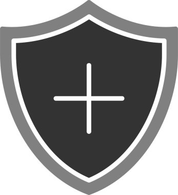 Soyut renk koruma ağı vektör simgesi