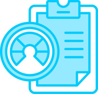 İzleme. Web simgesi basit illüstrasyon