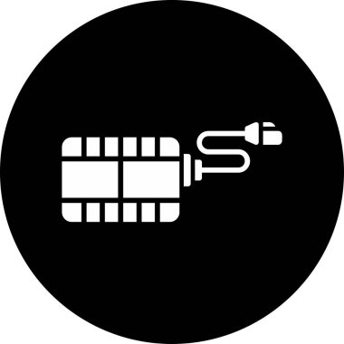 Pil. Web simgesi basit illüstrasyon