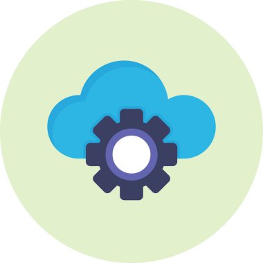 İçerik Yönetimi. Web simgesi basit illüstrasyon