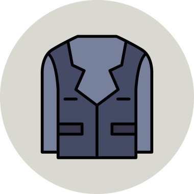 giysi simgesi basit illüstrasyon