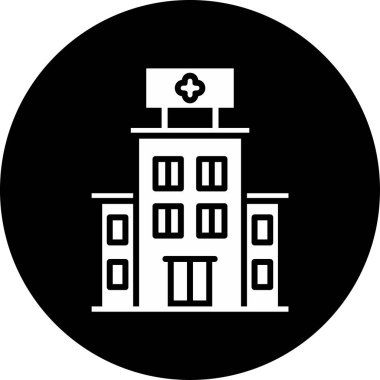 hastane simgesi oluşturma - taslak biçimi