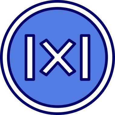 Değer modern simgesinin vektör illüstrasyonu