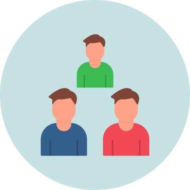 Takım. Web simgesi basit illüstrasyon 