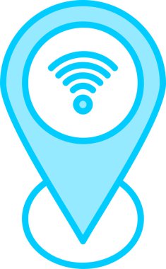 Web haritası iğnesi. Basit resimleme