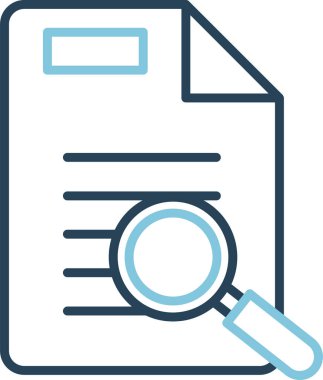 Basit Denetim simgesi. vektör illüstrasyonu