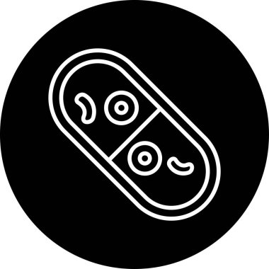 - Silindirik. Web simgesi basit illüstrasyon