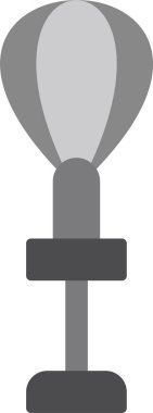 Punching Ball web simgesi, basit vektör illüstrasyonu