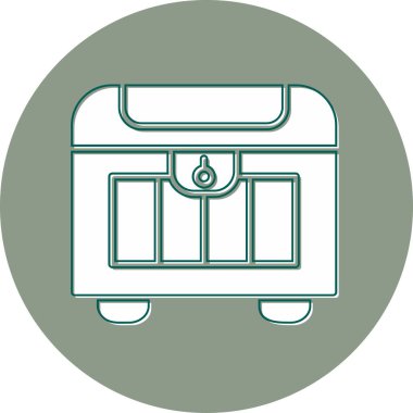 Göğüs. Web simgesi basit illüstrasyon