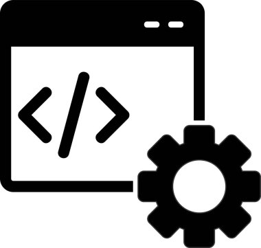 Gelişme. Web simgesi basit illüstrasyon