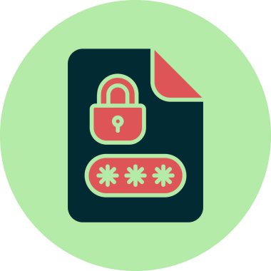 Bir belge simgesinin temiz ve basit vektör illüstrasyonu.