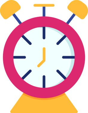 Masa Saati web simgesi, vektör illüstrasyonu