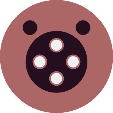 Daha dıştan. Web simgesi basit illüstrasyon