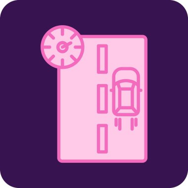 Hızlan biraz. Web simgesi basit illüstrasyon