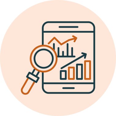 Cep telefonu. Web simgesi basit illüstrasyon