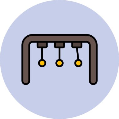 Momentum web simgesi vektör illüstrasyonu