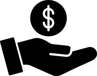 Bağış kutusu ikonu vektör illüstrasyonu