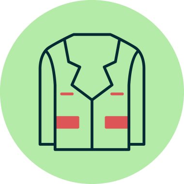 giysi simgesi basit illüstrasyon