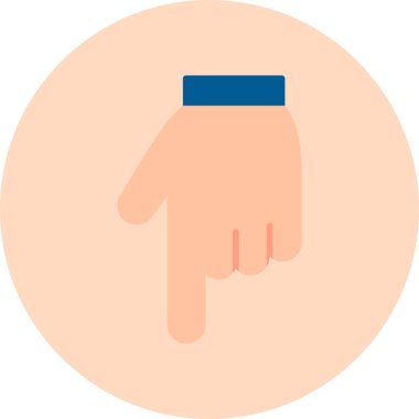 Eğil. Web simgesi basit illüstrasyon