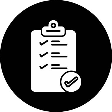 Dijital platformlar için kontrol listesi sembolü resmi.