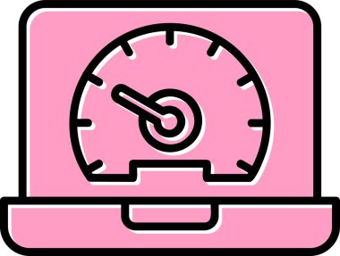 hız dometresi vektör illüstrasyonuName