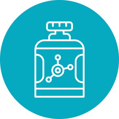 Aşı simgesi tasarımının vektör çizimi