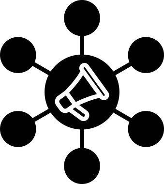 Virüs gibi. Web simgesi basit illüstrasyon