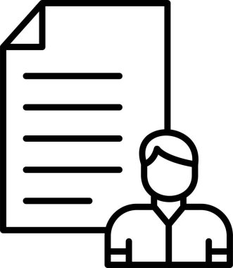 Web kullanıcı simge vektör çizim