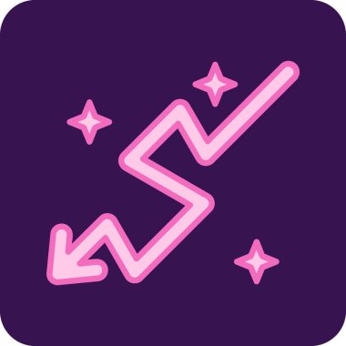 Oklar. Web simgesi basit illüstrasyon