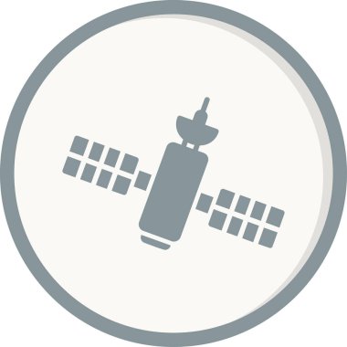 Uydu anten simge vektör çizim 